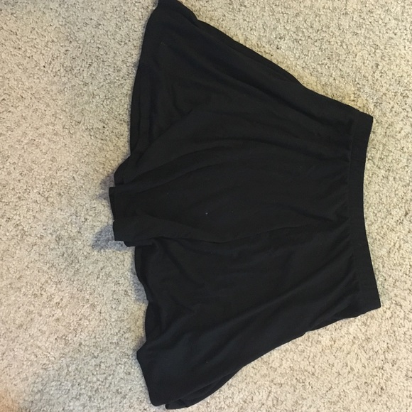 Black lightweight skater skirt