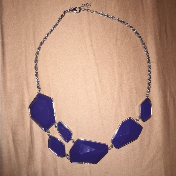 Purple stoned necklace