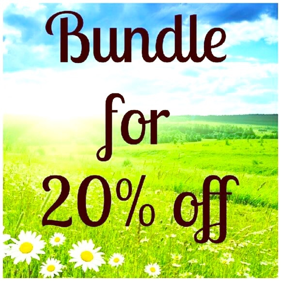 Bundle and Save. 20% off a bundle today!!