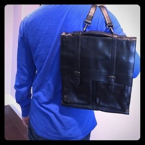 Kenneth Cole leather bag pack