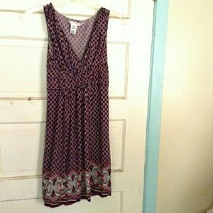 V neck Dress