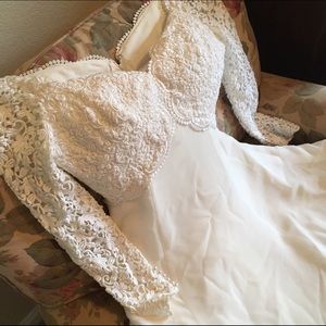 Beautiful wedding gown