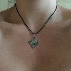 Sterling silver necklace Celtic knot