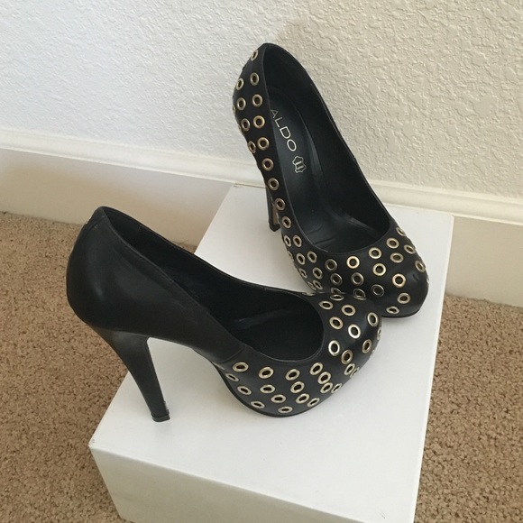 Black Aldo Kedma Pumps - Picture 4 of 4