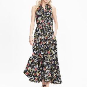 BR floral maxi dress👑👗👠💄
