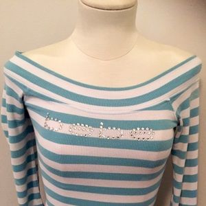 BEBE striped top