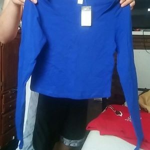 Colbolt blue crop top