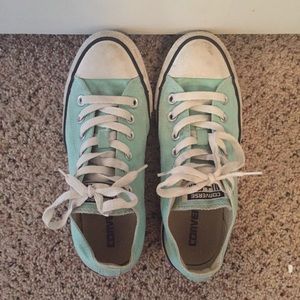 Tiffany Blue/mint Converse
