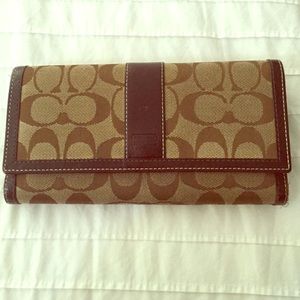 Coach Wallet with Checkbook