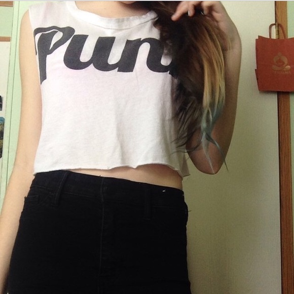 Forever 21 PUNK crop top