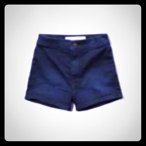 Abercrombie natural waist short shorts