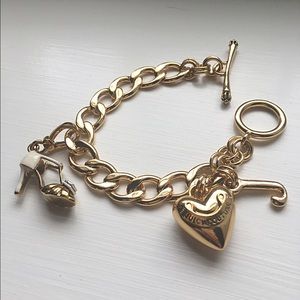 Juicy Couture Gold Charm Bracelet