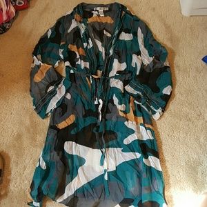 Women's Diane Von Furstenberg Swim Cover Sz L