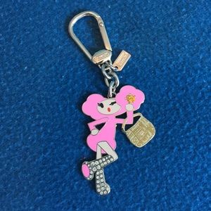 Coach Poppy chan pinky fob