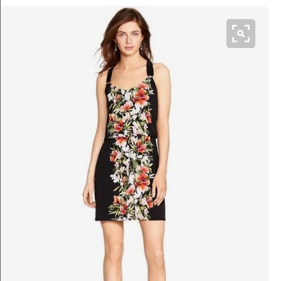 Adorable black with orchid sundress. Small. New.