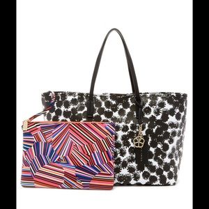 Trina Turk Bungalow Tote - Pom Pom - NWT