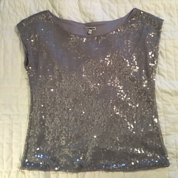Express sparkly shirt - Picture 1 of 3