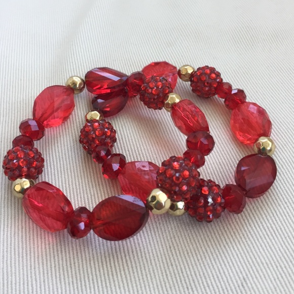 Red Bead Bracelets