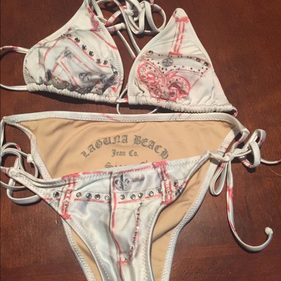 Laguna beach Jean swim set ❤️
