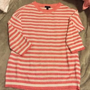 Stripped, knit J. Crew summer sweater