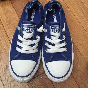 Blue Converse sneakers kids size 3