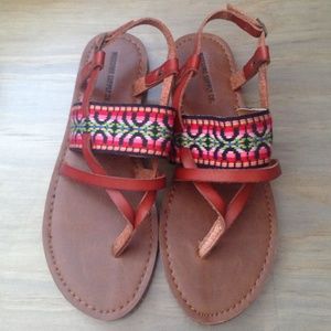 Brown Boho Sandals - Women's Size 6