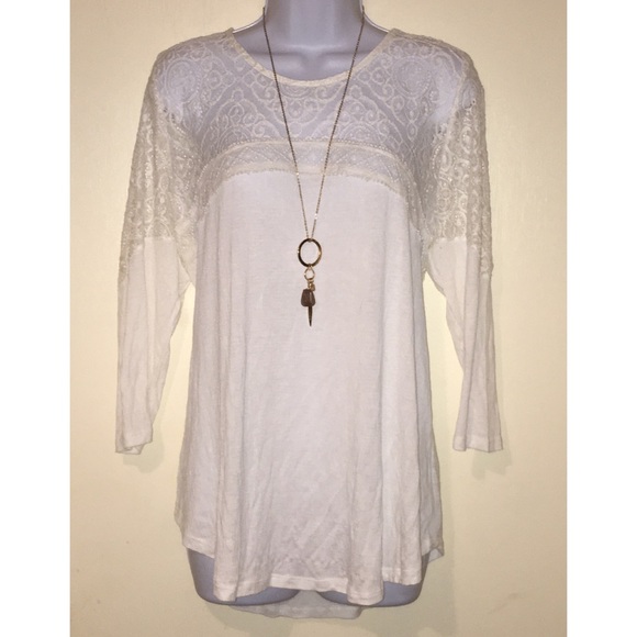 Beautiful White Lace Top