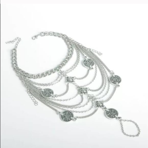 ❗️Last 1❗Bohemian Silver Coin Jewelry Anklet - Picture 3 of 4