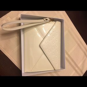 Pandora white clutch.