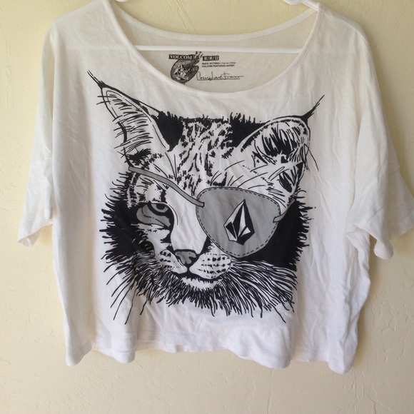 RARE Volcom Featured Artist Crop Top