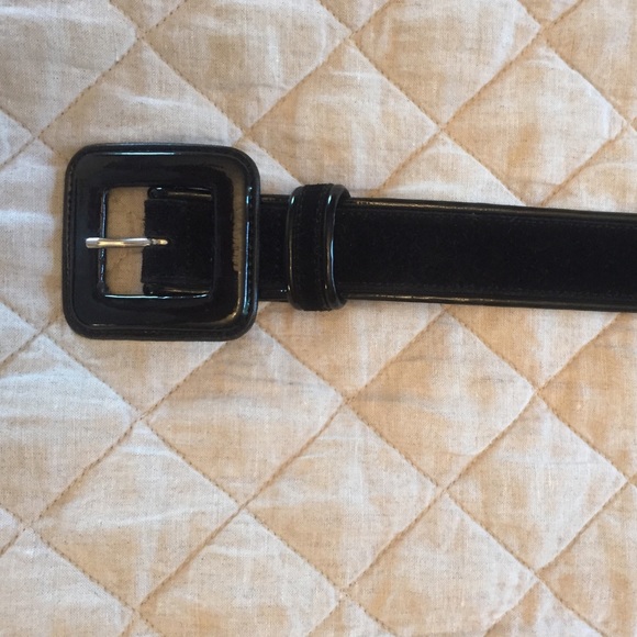 Banana Republic Suede and Patent Leather Belt