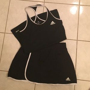 Adidas tennis skirt and tank