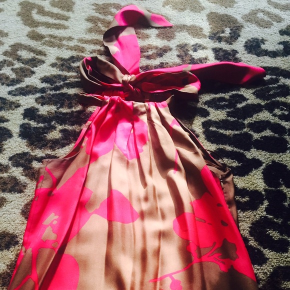 J. Crew floral halter dress