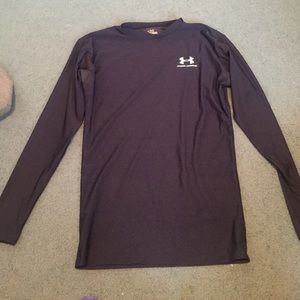 Under Armour heat gear. Navy blue. Large.