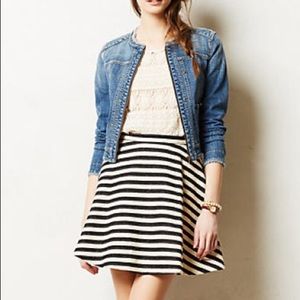 Blk White Circle Skirt