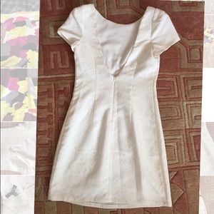 Ladakh Dresses - Ladakh white low back dress Ladakh Dresses - Ladakh white low back dress