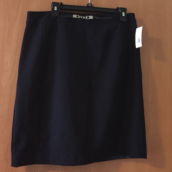 Metaphor Black skirt with silver detail.