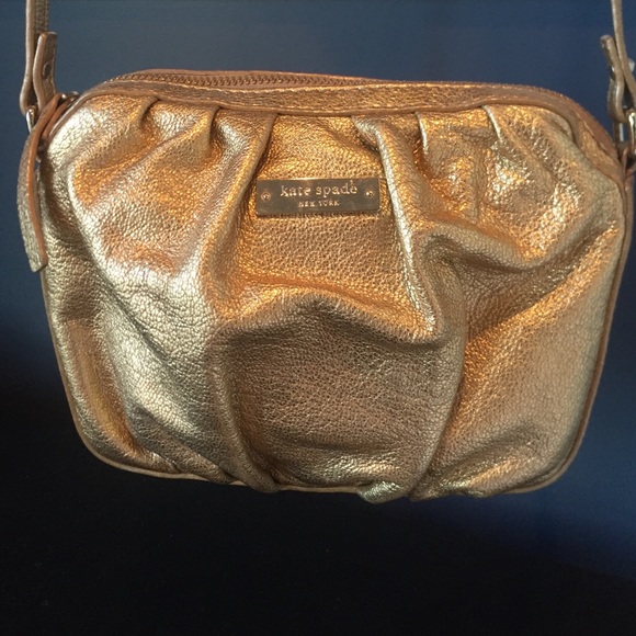 Kate Spade Gold Cross Body Bag - Brand new!