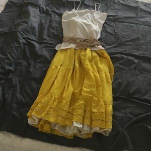 Old Navy lined flouncy maxi skirt