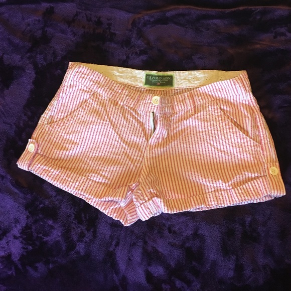 Pink SeerSucker Shorts