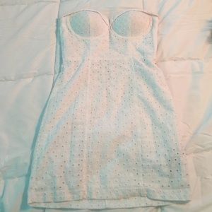 Strapless White Forever 21 Dress