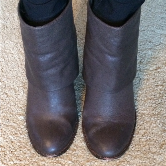 Vince Camuto fold over ankle boots