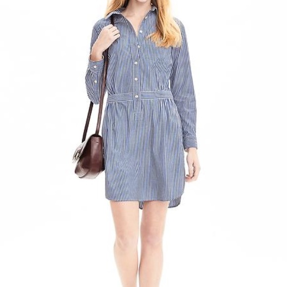 Banana Republic striped shirtdress - Picture 3 of 4