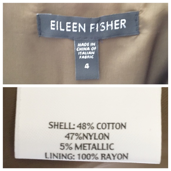 Eileen Fisher Faux Wrap Dress in Lightweight Satin - Picture 3 of 4