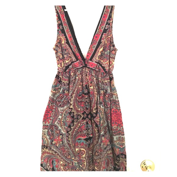 Paisley print dress