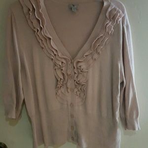 Pink cardigan