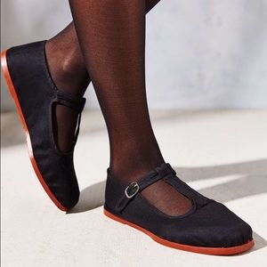 2 pairs of fabric Mary Janes from UO