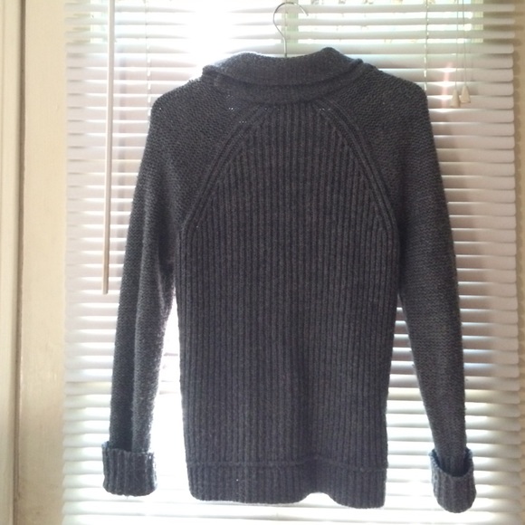 ✨LAST CHANCE✨grey J. Crew shawl collar cardigan - Picture 2 of 4