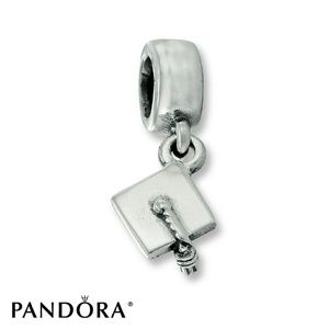 Pandora graduation cap charm