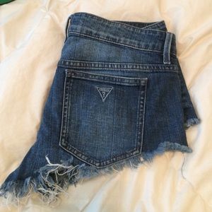 Guess brand denim shorts